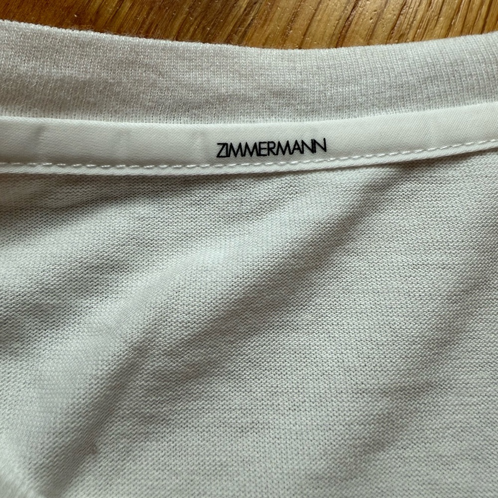 Zimmerman Logo White T-Shirt - Picture 3 of 4